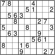 9x9 sudoku